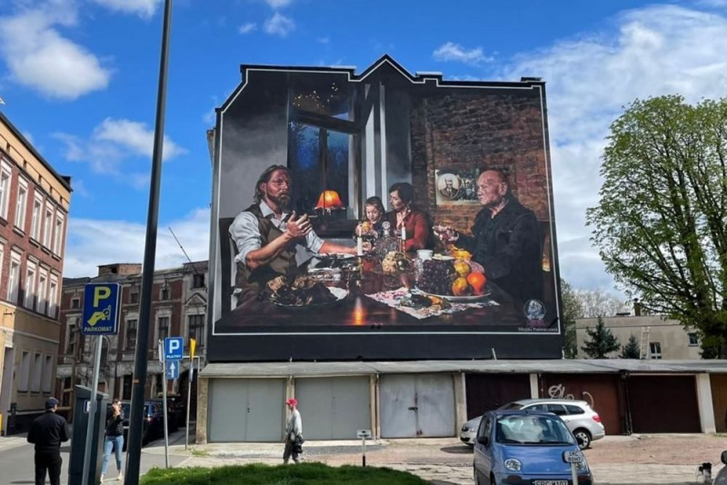 Kolejny mural zdobi raciborski szlak miejski